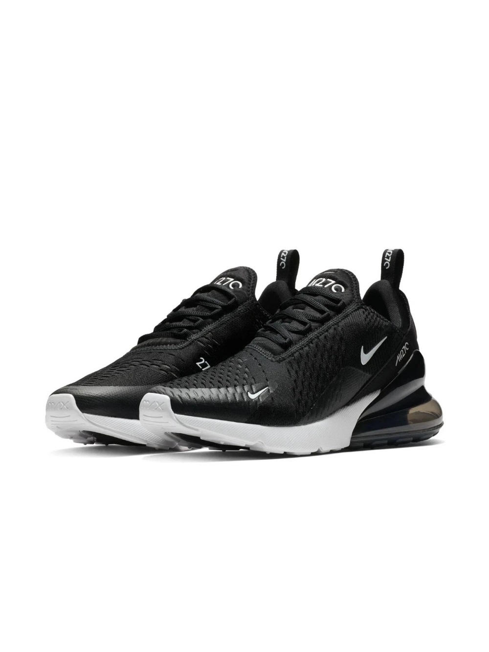 Nike Black/White Air Max 270 Running Shoes